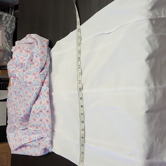 Joules Amelie Dress Sum Mos Print White Blue Pink Circle Skirt 50's Inspired 6 - Picture 7 of 9